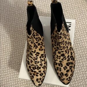Long Tall Sally Leopard Suede Western Boots